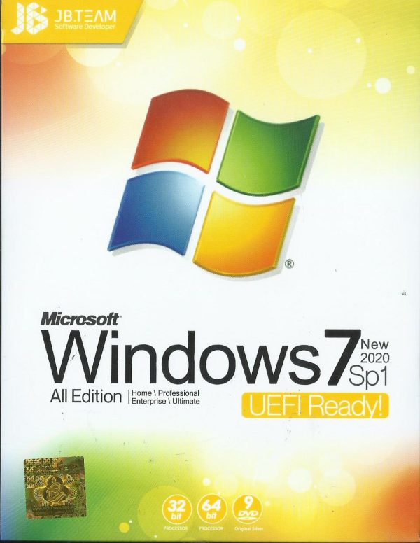 سيستم عامل windows 7 uefi ready 2020 نشر جی بی تيم