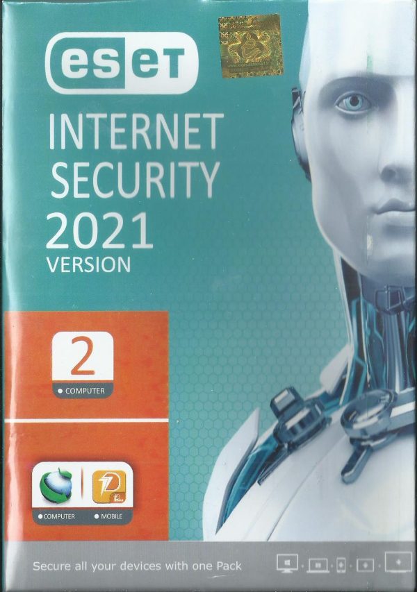 آنتی ویروس ESET مدل Internet Security دوکاربره ورژن15