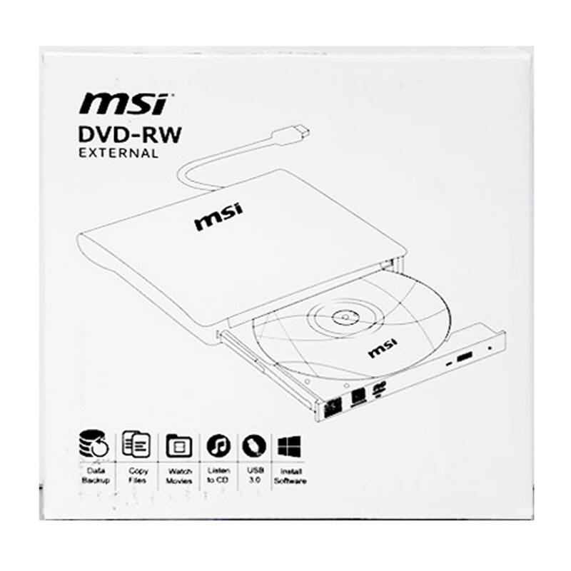 MSI ECD 819 External DVD Drive 10
