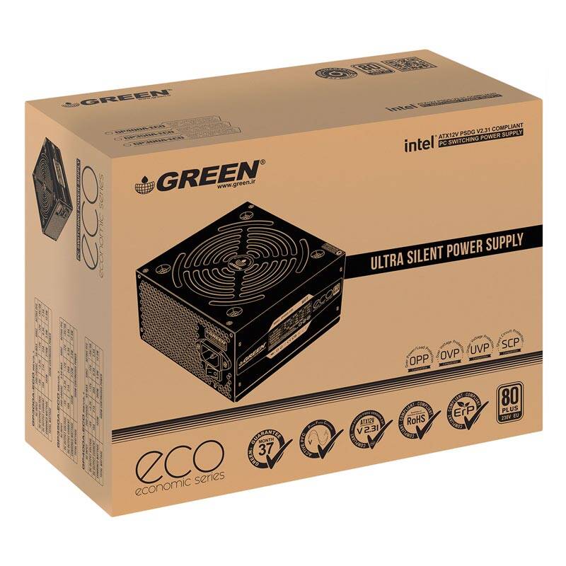 پاور گرین GREEN GP300A-ECO Rev3.1 – برخی از ویژگی های مهم پاور گرین مدل GP300A-ECO: