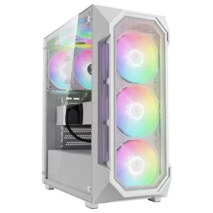 کیس کامپیوتر گیم دیاس مدل AURA GC1 ELITE WH ARGB