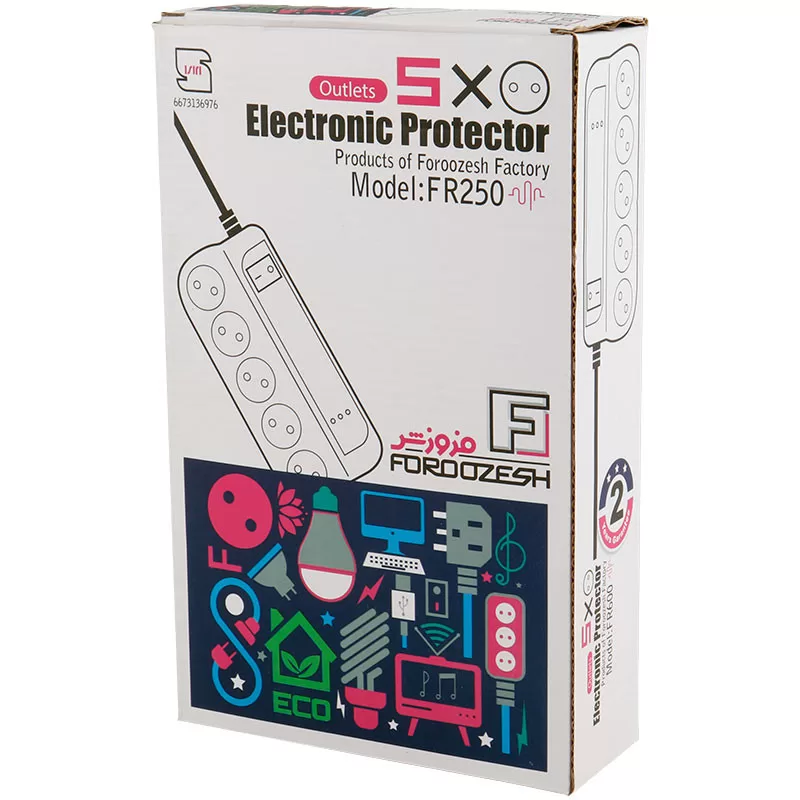 Foroozesh FR250 Voltage Protector With 4.8m Cable3