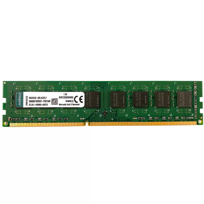 Kingston DDR3 1333MHz 8GB DDR3 8GB Single 1333MHz CL9