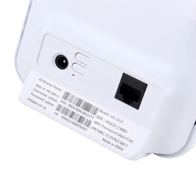 Ugalink UG-4221 4G LTE 300Mbps Wireless Modem Router-- مودم سیمکارتی 4G یوگالینک UG-4221 با 90 گیگ نت 3