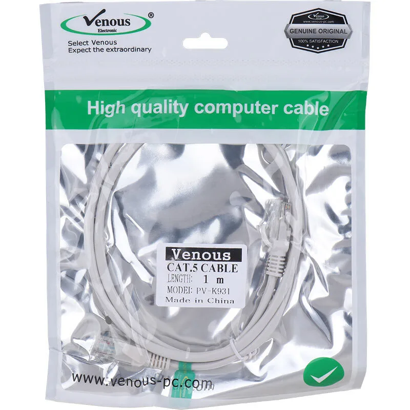کابل شبکه Cat5 ونوس PV-k931 طول 1 متر-