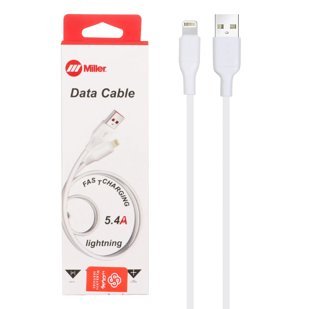 کابل شارژ فست لایتنینگ Miller مدل CA-1128 کابل شارژ فست لایتنینگ Miller مدل CA-1128