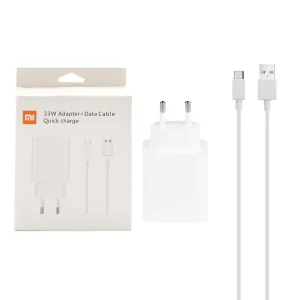 شارژر دیواری 33W فست Xiaomi مدل MDY-11-EZ با کابل شارژ -درجه یک