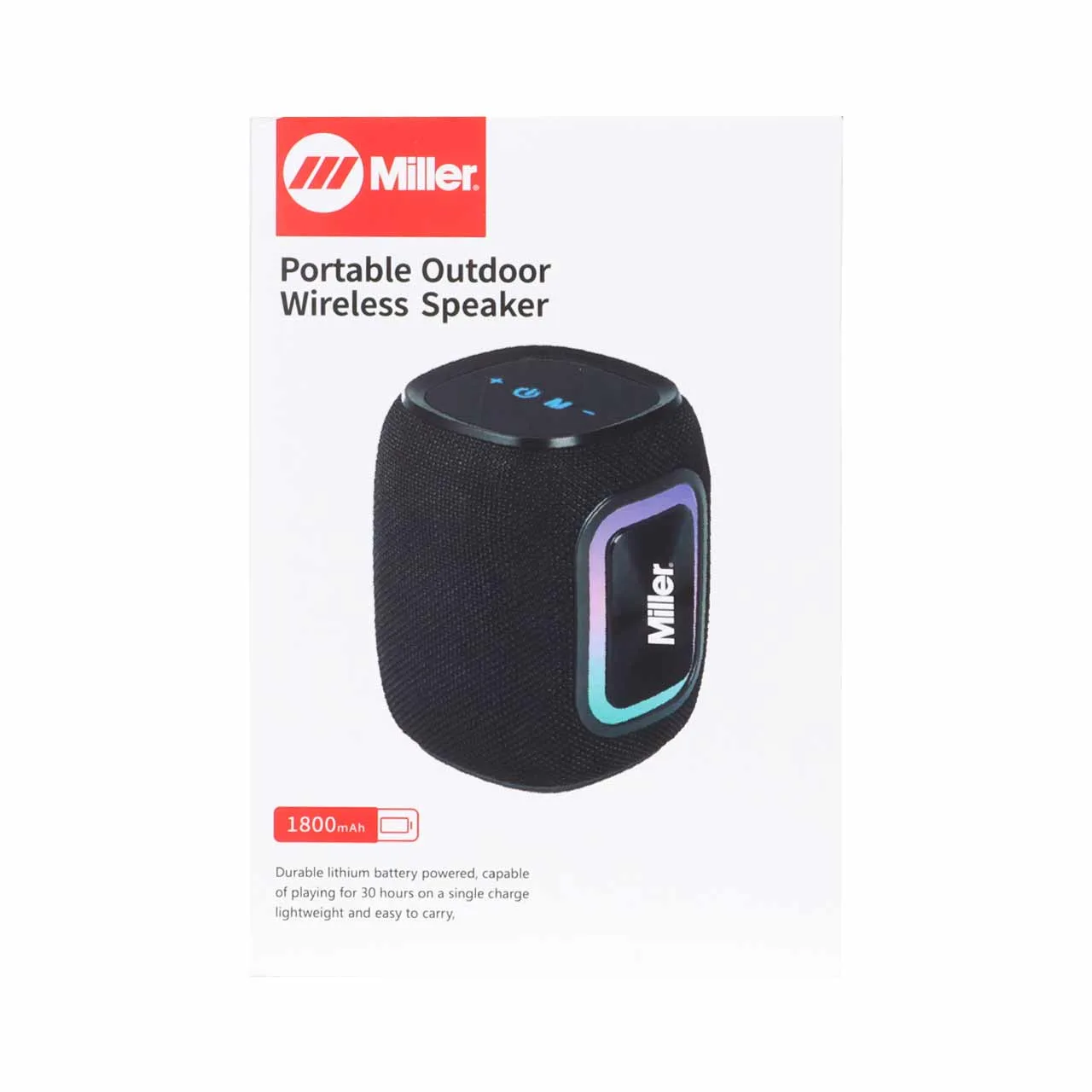 اسپیکر بلوتوثی قابل حمل Miller مدل MSP-8035-